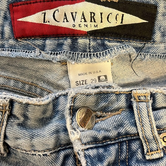 Z Cavaricci Vintage Jeans Patching Look At All Pictures Size 29 - Picture 10 of 10